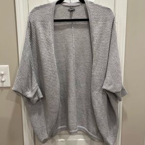 Aerie Gray Draped Cardigan